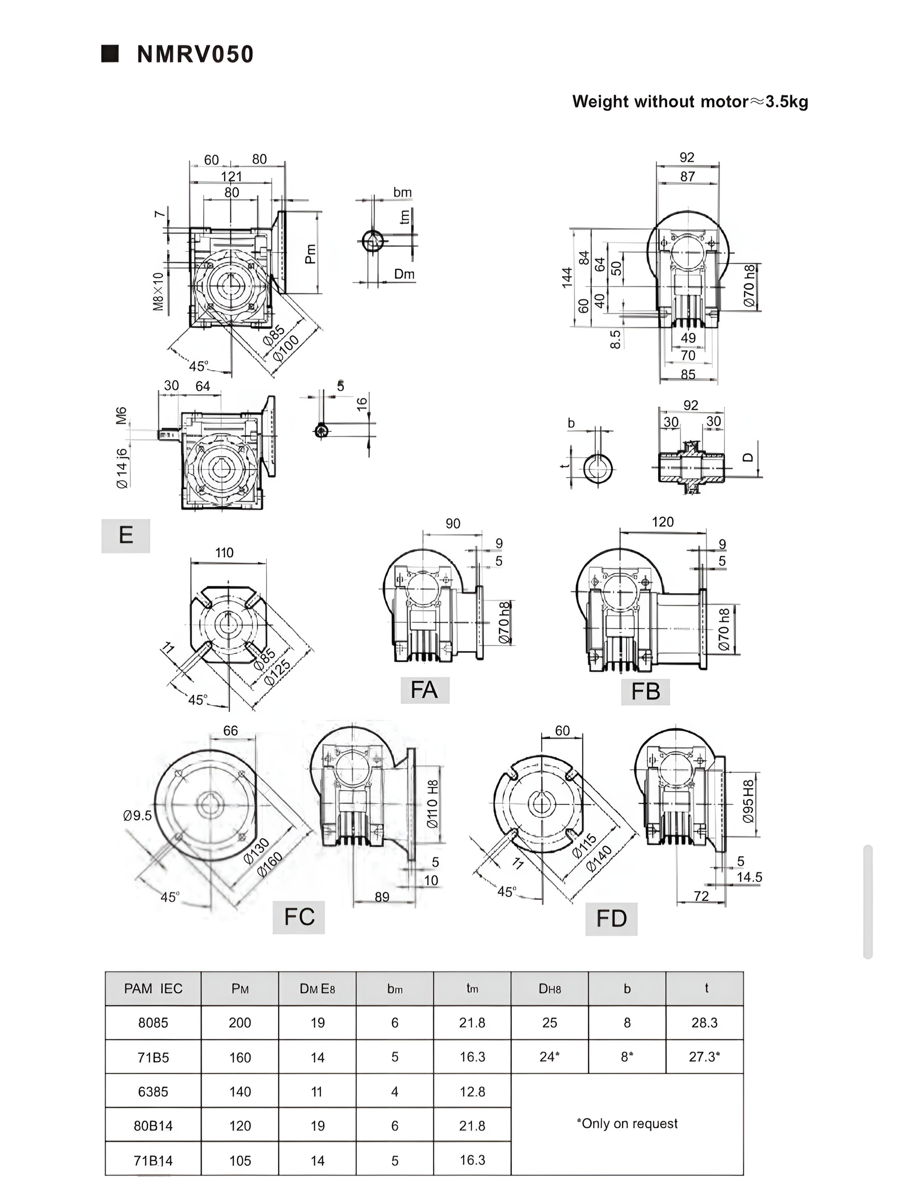 گیربکس کتابی چینی تیپ : 50 - گیربکس هالو شافت- گیربکس Star-pinco-JMP - گیربکس حلزونی- گیربکس گشتاور بالا- گیربکس ۹۰ درجه- گیربکس NMRV- گیربکس صنعتی- گیربکس چینی - تصویر 6