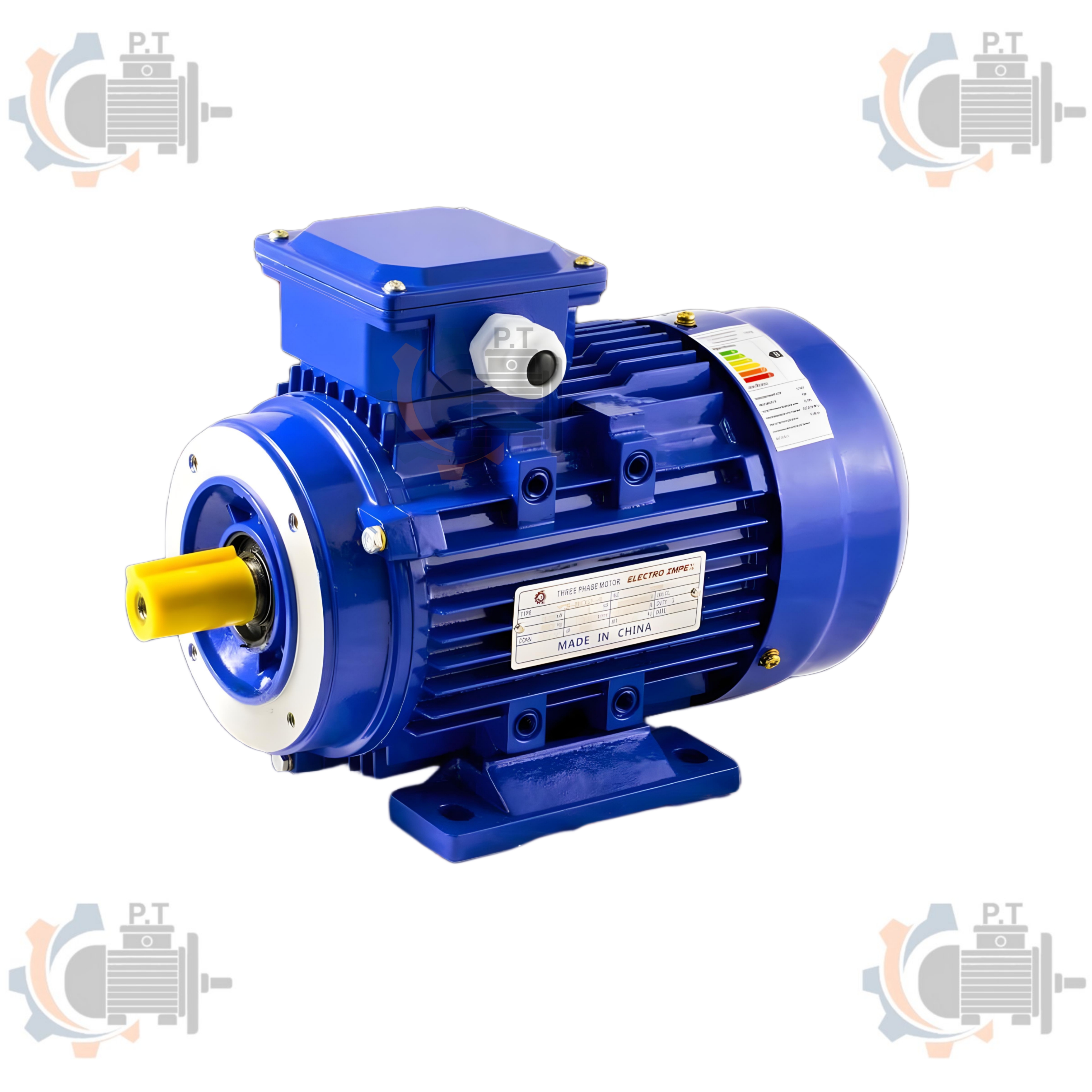 الکتروموتور ایده آل پوسته آلومینیوم سه فاز B34 - تصویر 1